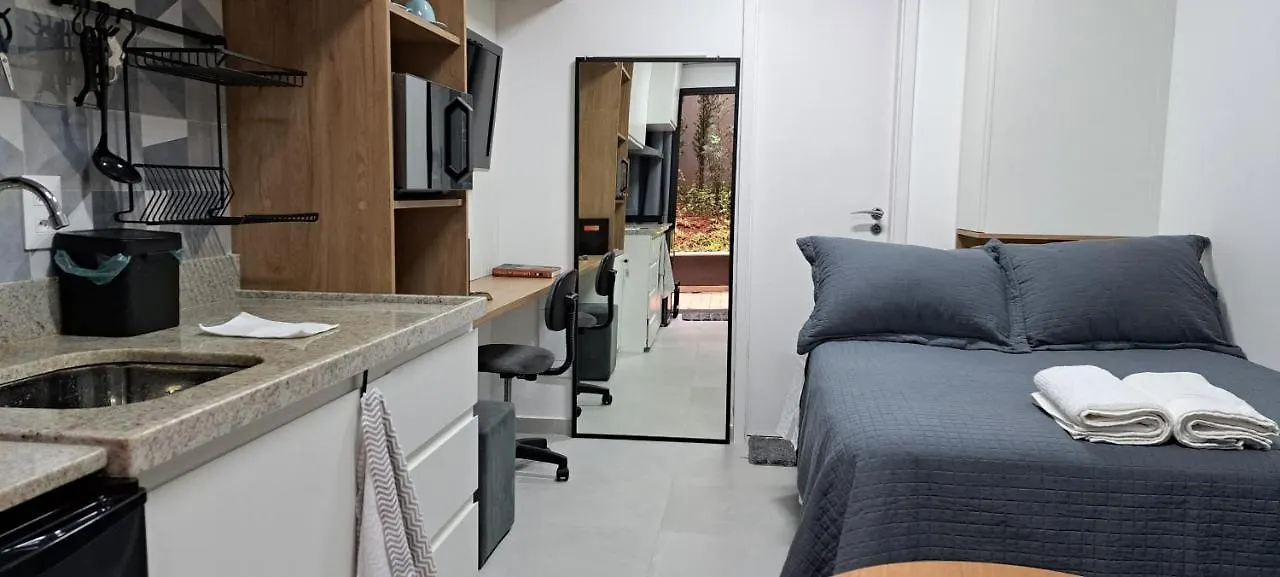 Apartamento Paraiso 12 - Studio Terreo No Metro Paraiso São Paulo