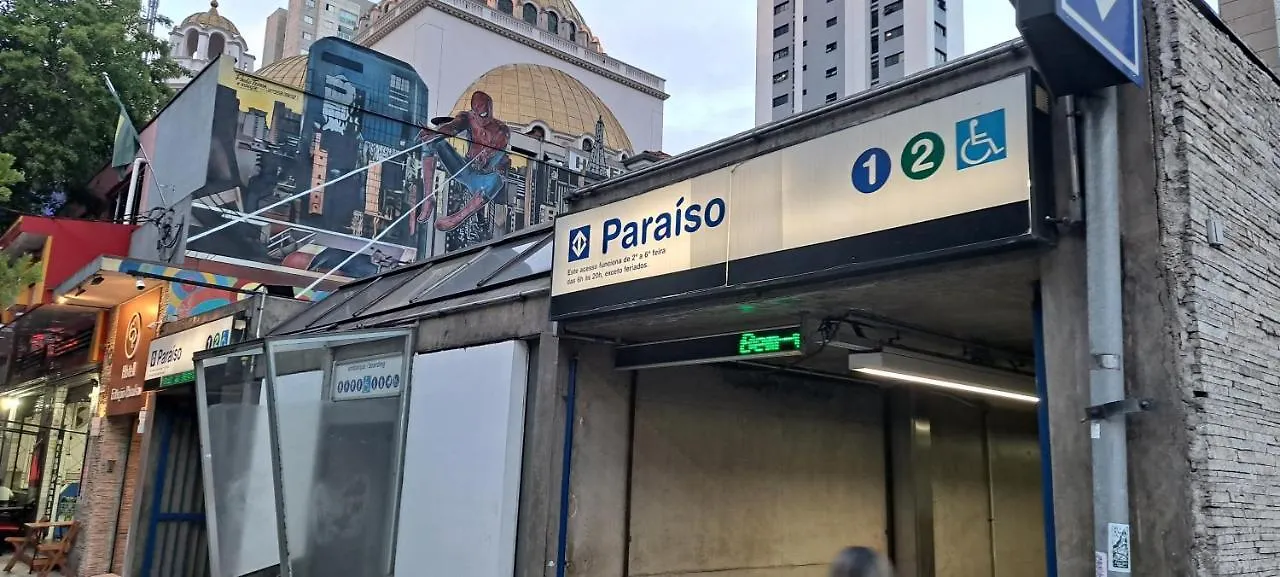 Apartamento Paraiso 12 - Studio Terreo No Metro Paraiso São Paulo
